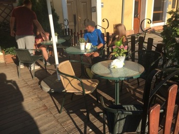 OKRĄGŁY BLAT WERZALITOWY 70 CM IDEALNY DO OGRODU