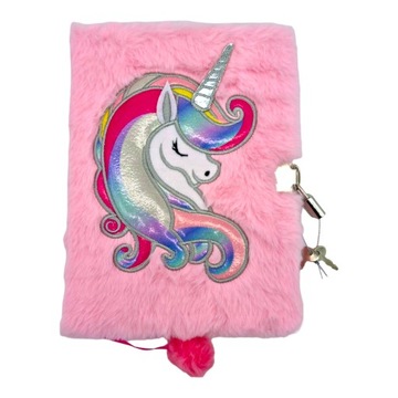 плюшевый дневник с замком WRAYYY UNICORN 0970