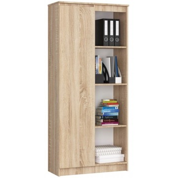 Regał z drzwiami 80cm Dąb Sonoma KLIO AC