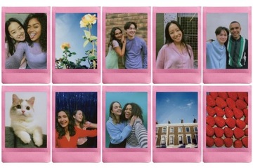 Wkłady Fujifilm Instax Mini 11 12 Paleta barw 50 zdjęć pink lavender blue