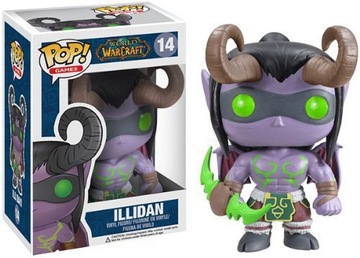World of Warcraft pop 14# Figurka lalki Łowcy Demonów Illidana z kiwającą