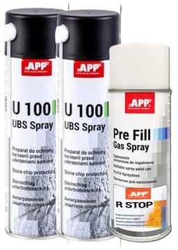 App 2xU100 UBS + r-stop 400ml konserwacja spray