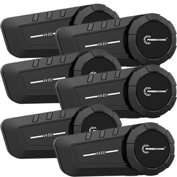 INTERKOM 6 OSÓB BLUETOOTH KY-PRO 2 kaski Po Polsku