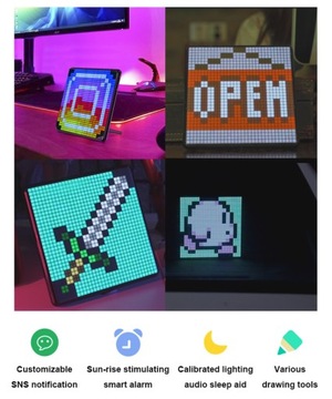 Светодиодный экран Pixoo MAX с дистанционным управлением Divoom Pixoo MAX