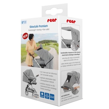 Солнцезащитный козырек на коляску UV UPF 50+ REER