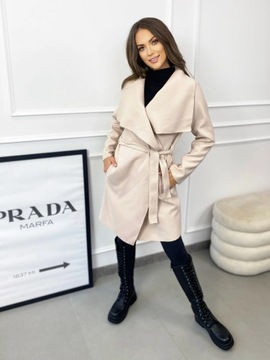 ТЕПЛОЕ ФЛИСОВОЕ ПАЛЬТО С ПАЛЬСКОЙ ЗАВЯЗКОЙ, ЦВЕТА