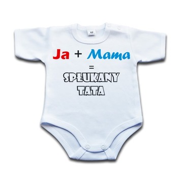 JA + MAMA = SPŁUKANY TATA - body niemowlęce - 68 k