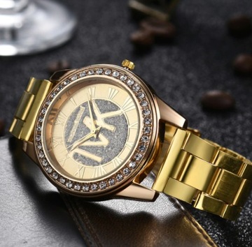 goc/zegarek damski zdobiony diamentami MK model2