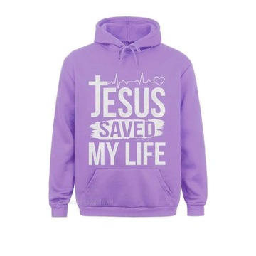 Bluzy Jezus uratował moje życie chrześcijańska religia cytat Meme Premium