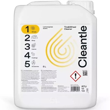 CLEANTLE TIRE WHEEL CLEANER 5L DO FELG OPON GUMY