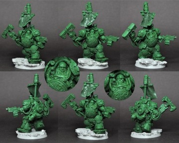 Figurka SF Dwarf / Squat Lord Cruiser Suit + Podstawka 28mm Scibor 28SF0222