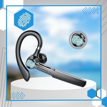 SŁUCHAWKA BLUETOOTH DO ROZMÓW BEZPRZEWODOWA DO UCHA DLA KIEROWCÓW ZESTAW