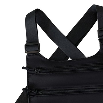 Wkv-Multi Pocket Chest Pack Мужчины Женщины Ремень черный