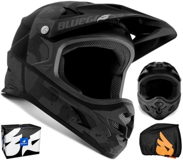 Kask BLUEGRASS INTOX FULL FACE XL 60-62cm czarny