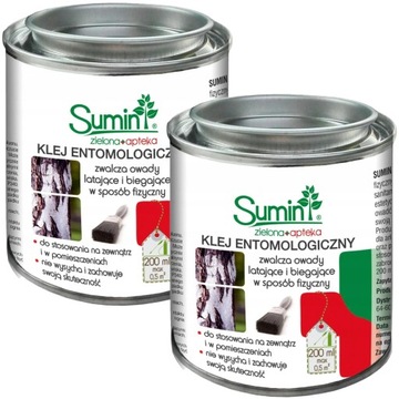 KLEJ ENTOMOLOGICZNY SUMIN 2x 200ml ZWALCZA OWADY
