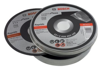 BOSCH TARCZA DO CIĘCIA STALI INOX 115X1mm 10 SZTUK