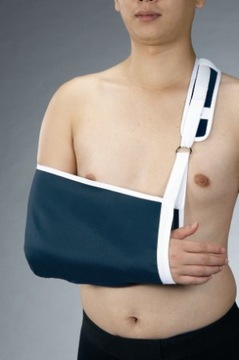TEMBLAK RĘKI ORTEZA GIPS OCHRANIACZ NA RAMIĘ M