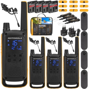 Рация Motorola T82 EXTREME QUAD PACK