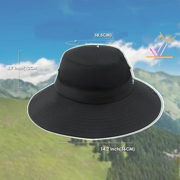 Шапка женская складная TACTICAL COOL BLACK 56-58см премиум