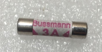 Bezpiecznik topik. c. 3A 6x25mm Bussmann BS1362