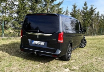 Mercedes Klasa V W447 Długi Facelifting 2.0 250d 190KM 2022 Mercedes-Benz Klasa V BEZWYPADKOWY, serwis ASO, AVANTGARDE, 4X4 hak, 8 osob, zdjęcie 3