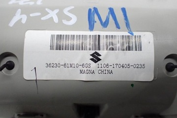 LAMPA INTERIÉR KABINY SKŘÍŇKA 36230-61M10 SUZUKI SX4 S-CROSS 17R