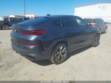 BMW X6 G06 2021 BMW X6 2021r., M50I, od ubezpieczalni 4.4 Benzyna 523KM, zdjęcie 6