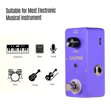 Педаль эффектов Mini Looper, гитарные петлители, басовая петля
