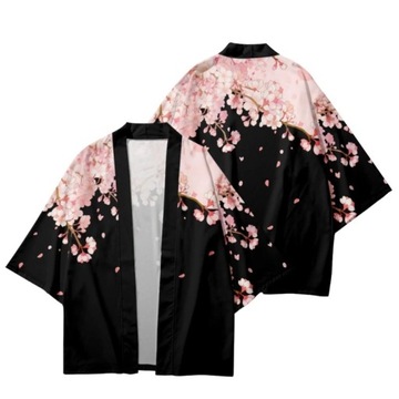 KIMONO MĘSKIE LETNIE SZLAFROK JAPOŃSKIE TRADYCYJNE KARDIGAN JAPOŃSKI WZÓR