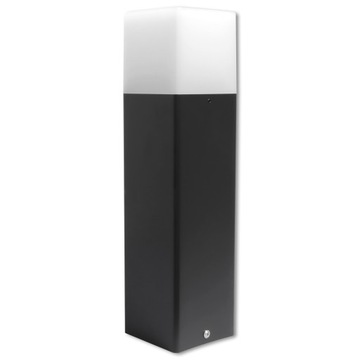 LAMPA ZEWNĘTRZNA OGRODOWA CZARNA SŁUPEK LED 32CM E27 VIP