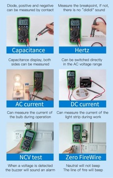 Точный цифровой мультиметр ANENG AN 870 max 19999 г.