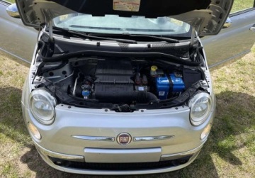 Fiat 500 II Hatchback 3d 1.2 69KM 2009 Fiat 500 KLIMATYZACJA, panorama, ZAERO KOROZJI udokumentowany przebieg,, zdjęcie 10
