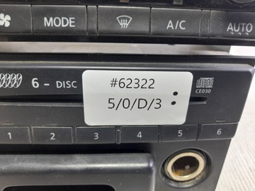 NISSAN X-TRAIL I PANEL KLIMATIZACE MĚNIČ CD