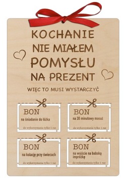 BON NA DZIEŃ KOBIET prezent dla dziewczyny żony