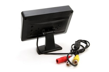 TFT01 Комплект датчика парковки 4,3 дюйма с камерой HD-310, 4 черных датчика, внутренний