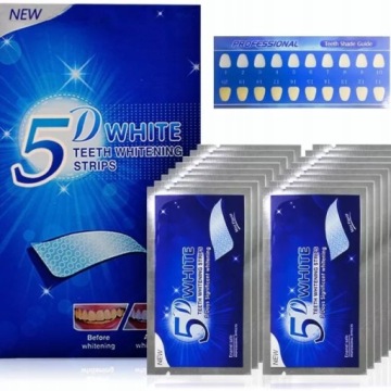 ПОЛОСКИ ДЛЯ БЕЛЕНИЯ ЗУБОВ 5D, ЭФФЕКТИВНЫЕ, 28 ШТ.