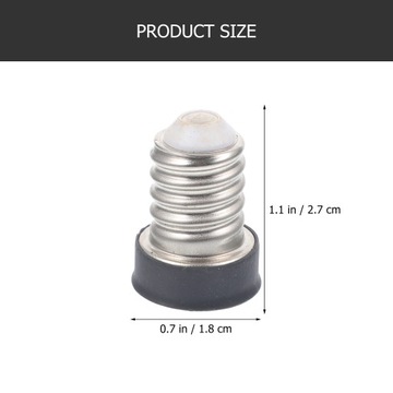 Adapter żarówki E14 E12 E26