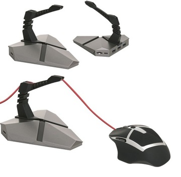 Varr Mouse Bungee Hub 3xUsb 2.0 + устройство чтения карт памяти microSD