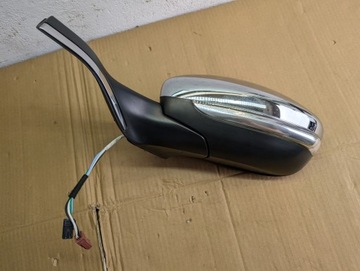 PEUGEOT 208 I 12-19 LUSTERKO PRAWE CHROM 5+4 pin 9