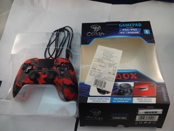 Контроллер для ПК COBRA QSP462CRD Camo PS4, красный