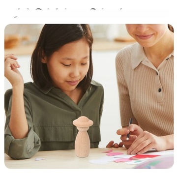 НЕОБРАБОТАННАЯ ДЕРЕВЯННАЯ КУКЛА ДЕРЕВЯННАЯ КУКЛА своими руками НЕОКРАШЕННАЯ