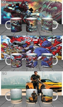 KUBEK TRANSFORMERS OPTIMUS PRIME + IMIE + KARTONIK