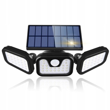 СВЕТОДИОДНАЯ СОЛНЕЧНАЯ ЛАМПА 4в1 НАРУЖНЫЙ УЛИЧНЫЙ ДАТЧИК ДВИЖЕНИЯ В СУМЕРКАХ