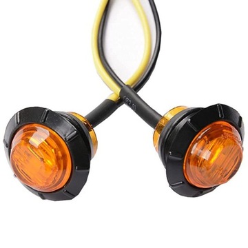 10 светодиодных габаритных фонарей 3LED 12В/24В