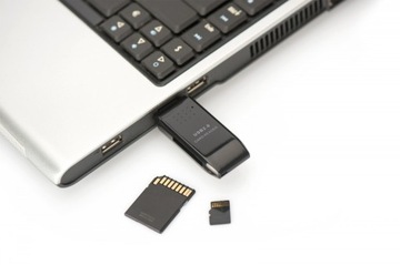Устройство чтения карт памяти DIGITUS MICROSD USB 2.0 для подключения камеры к компьютеру