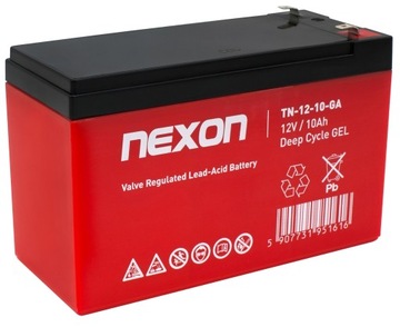 Akumulator Nexon 12V 10Ah GEL BARDZO MOCNY