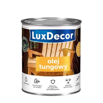 LUXDECOR OLEJ TUNGOWY 700 ML BEZBARWNY