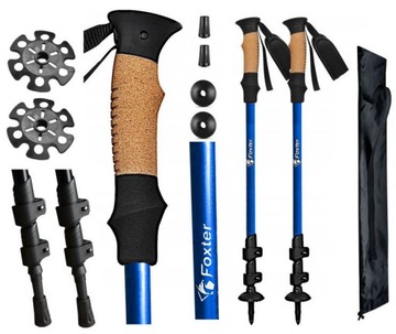 Треккинговые палки LOCK NORDIC POLES Прогулочные пробковые пластины, чехол