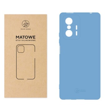 Etui kolorowe Matowe błękitne do Xiaomi 11T / Pro