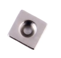 1x magnes neodymowy płytkowy 15x15x5 (8/4) magnes neodymowy z otworem